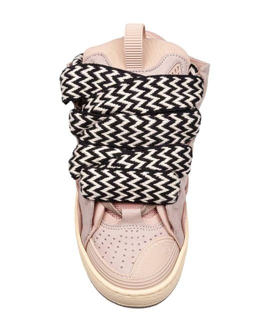 Lanvin Pink Curb Sneakers