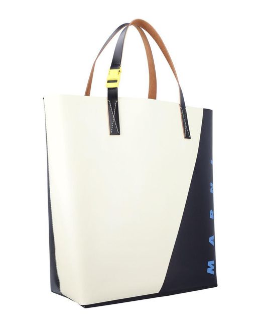 Marni Blue Tribeca Mini Tote Handbag for men
