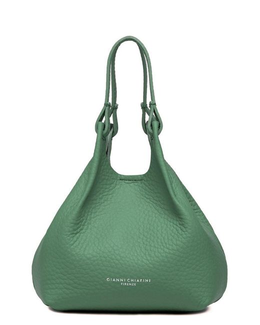Gianni Chiarini Green Dua Leather Handbag