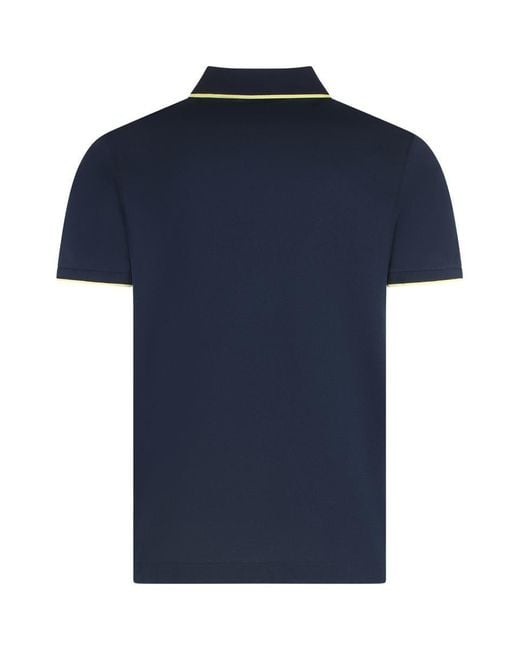 Paul & Shark Blue Cotton-Piqué Polo Shirt for men