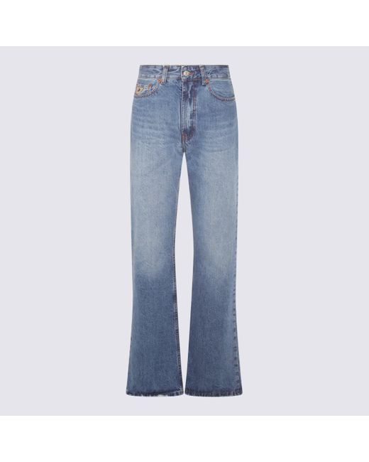 デニム・ジーパン LOIS JEANS BLUE COTTON NINETTE JEANS Lois Cotton Ninette Jeans in Blue | Lyst