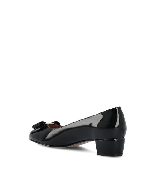 Ferragamo Black Heeled Shoes