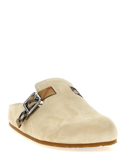 Burberry Natural 'Urchin' Clog for men