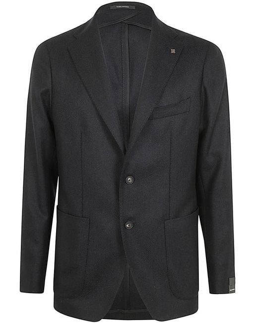 Tagliatore Black Classic Jacket for men