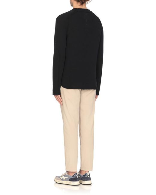 Premiata Blue Cotton Sweater for men