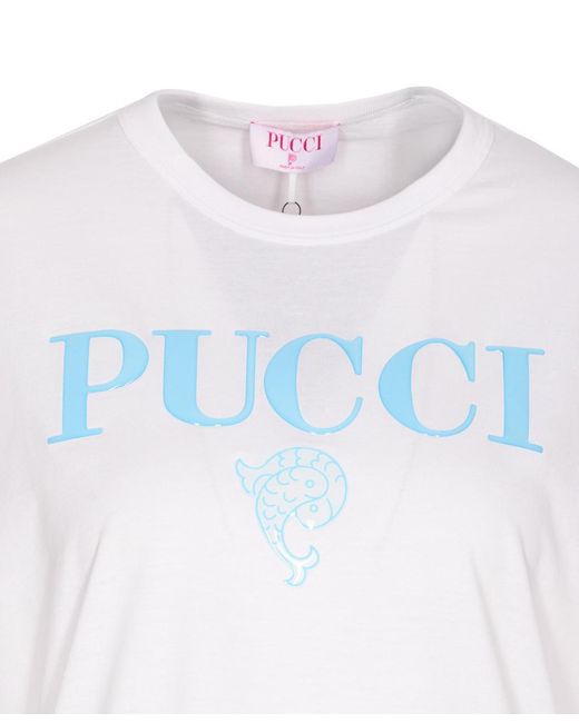 Emilio Pucci White T-Shirts And Polos