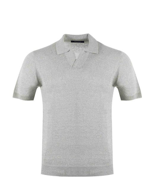 Tagliatore Gray T-Shirts And Polos for men