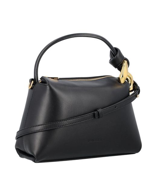 J.W. Anderson Black The Jwa Corner Bag Small