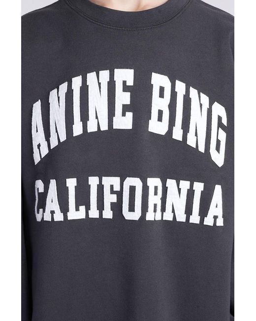 Anine Bing Blue Miles Sweatshirt
