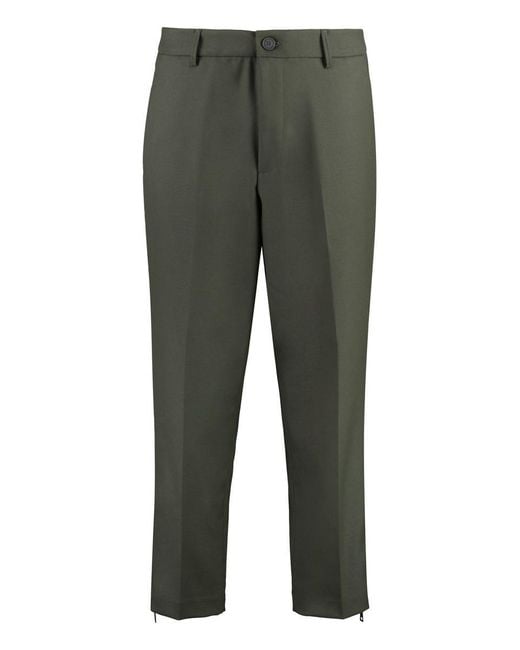 Versace Jeans Couture Green Technical Fabric Pants for men