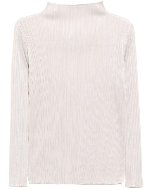 Pleats Please Issey Miyake Pink Shirts