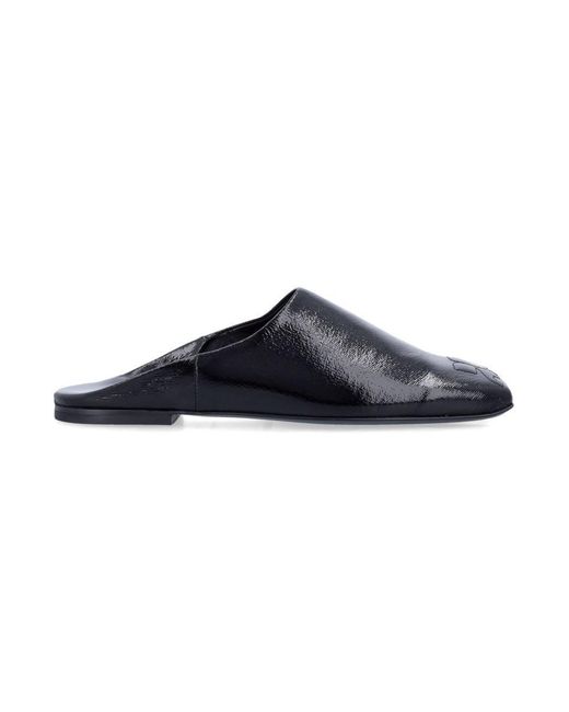 Courreges Blue Heritage Shadow Mules