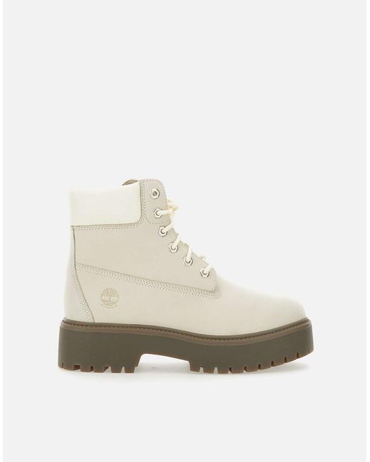Timberland White Boots