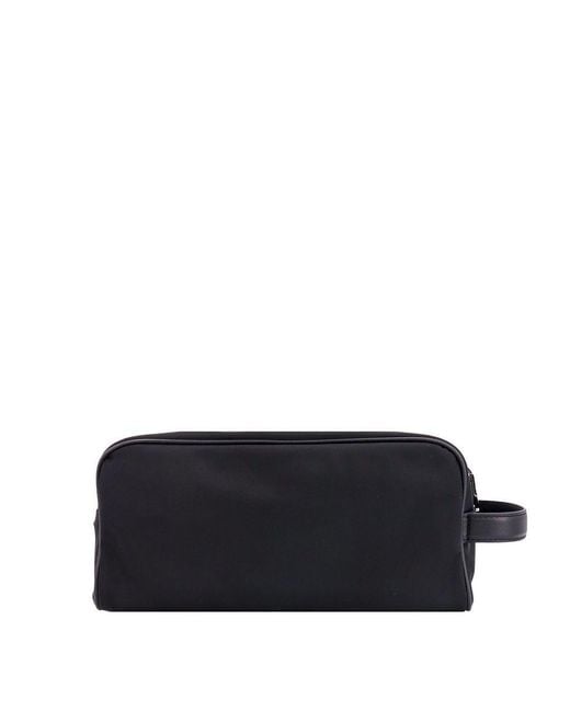 Dolce & Gabbana Blue Nylon Wash Bag for men
