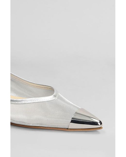 Fabio Rusconi Metallic Ballet Flats