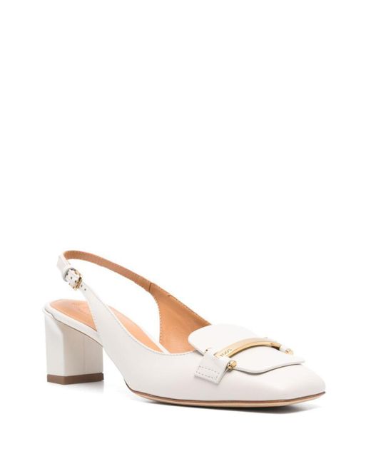 Tod's Pink Cuoio T Slingback