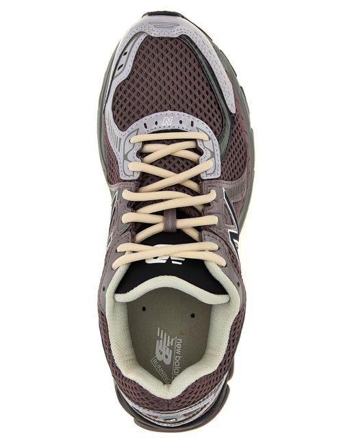 New Balance White '860' Sneakers