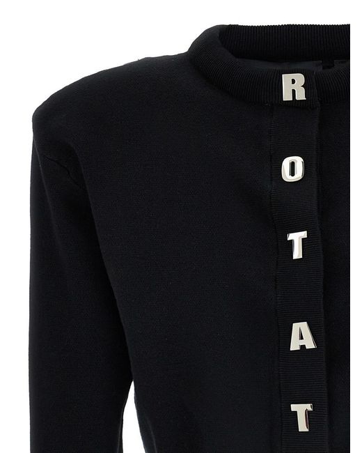 ROTATE BIRGER CHRISTENSEN Blue 'Firm Knit' Cardigan