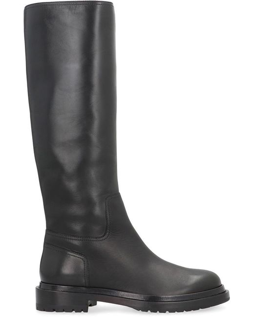 Sergio Rossi Black New Vip Leather Boots