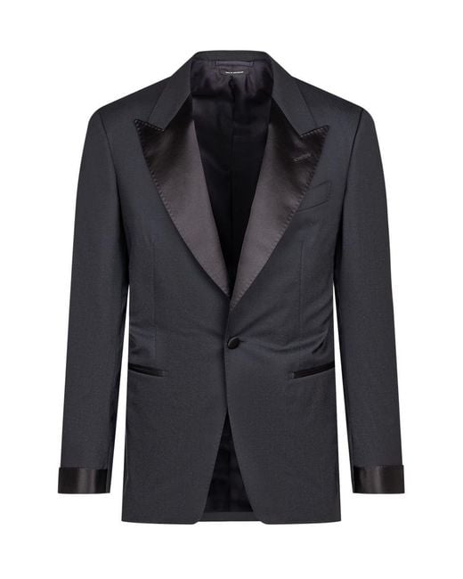 Tom Ford Black Blazer Jacket for men