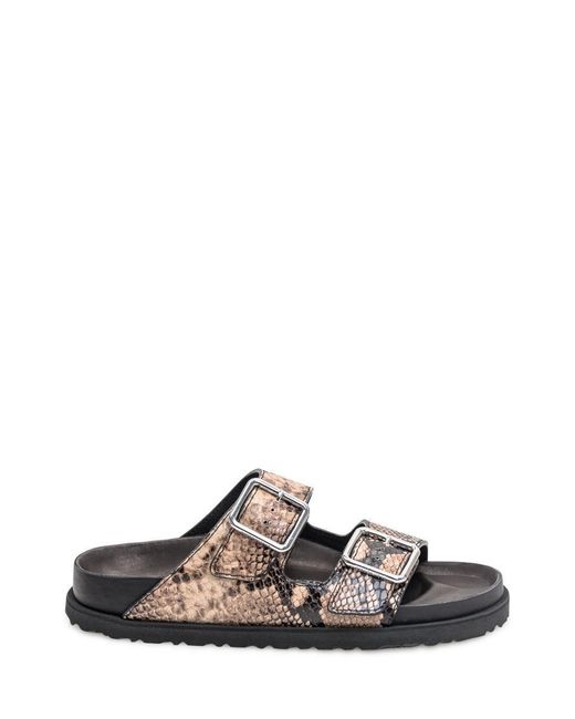 Birkenstock White Arizona Snake Birke