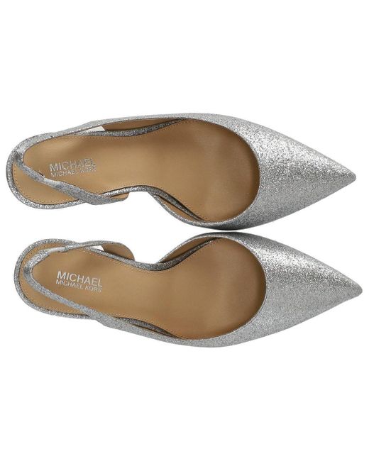 Michael Kors Metallic Alina Flex Slingback Pumps