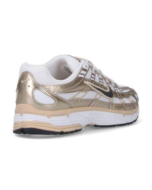 Nike White "P-6000" Sneakers