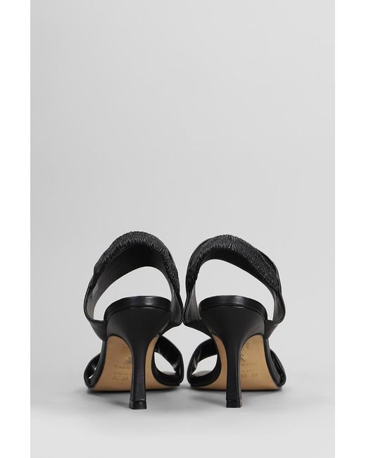 Carrano Black Sandals