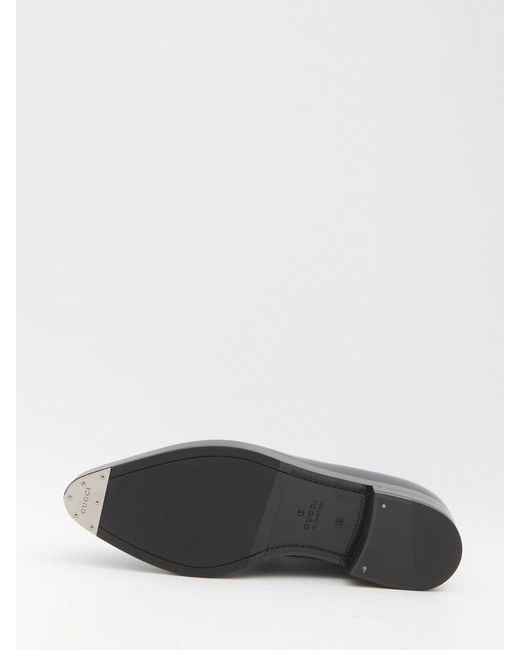 Gucci White Horsebit Mocassins Loafer for men