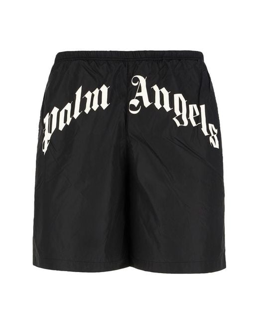 Palm Angels Black Swimwear & Beach Fashion for men