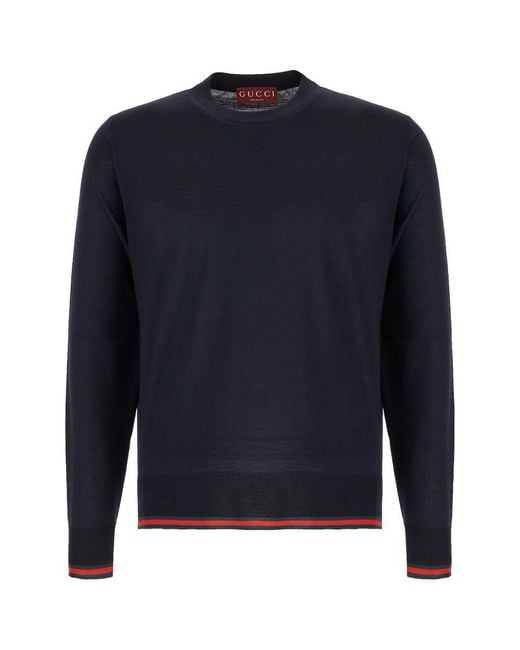 Gucci Blue Knitwear for men