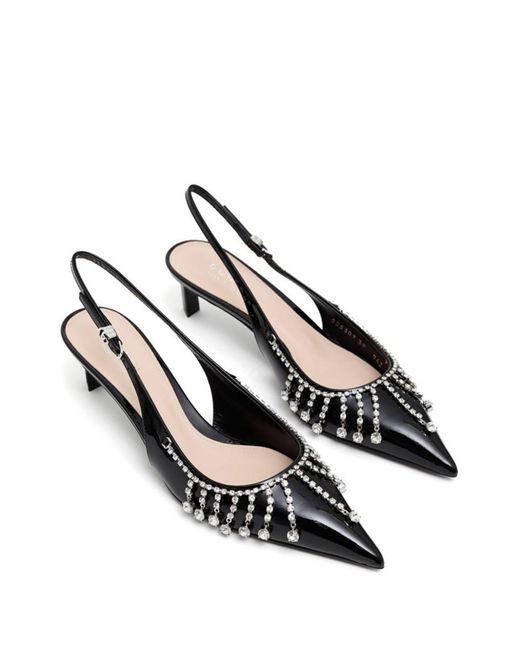 Gucci Black Crystal Embellished Pumps