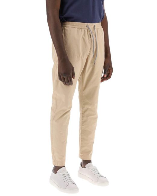 Paul Smith Natural Lightweight Organic Cotton Pants for men