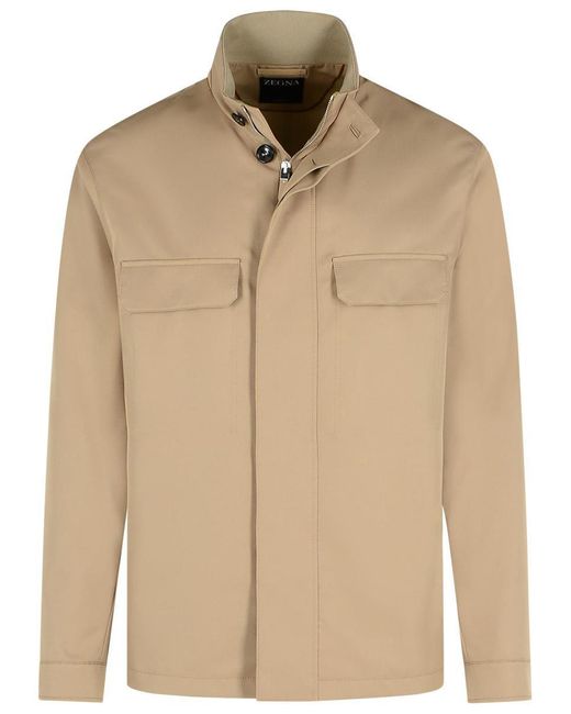 Zegna Natural Polyester Jacket for men