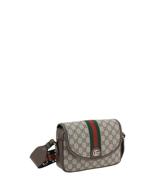 Gucci Gray Shoulder Bags