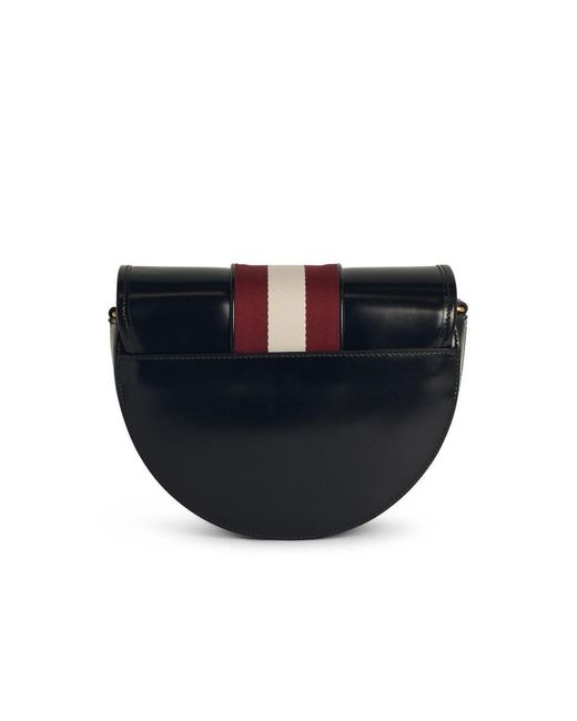 Bally Black 'Beckett' Leather Crossbody Bag