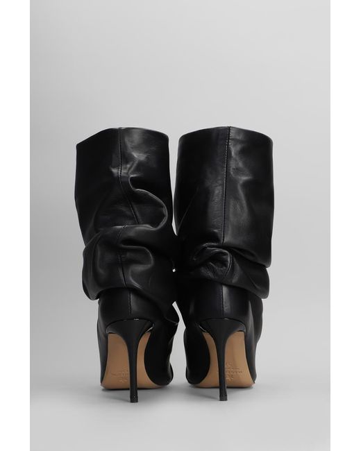 Marc Ellis Black Samba Small High Heels Ankle Boots