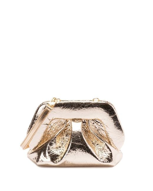 THEMOIRÈ Metallic Gea Pineapple Cross Body Bag