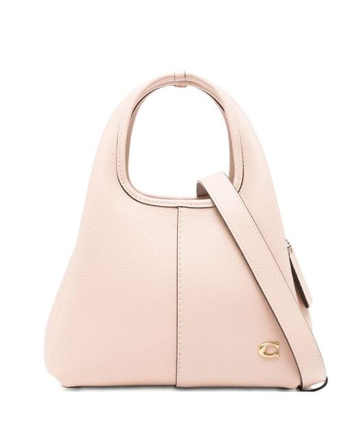 COACH Pink Lana 25 Leather Crossbody Bag