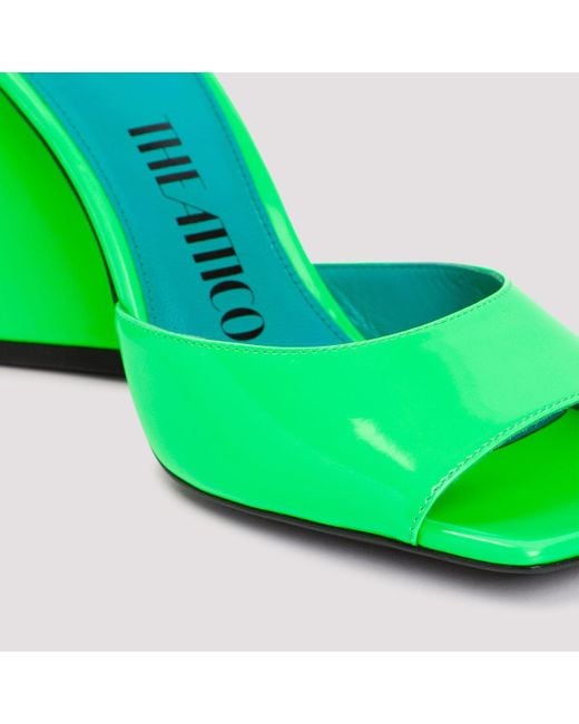 The Attico Green Sandals