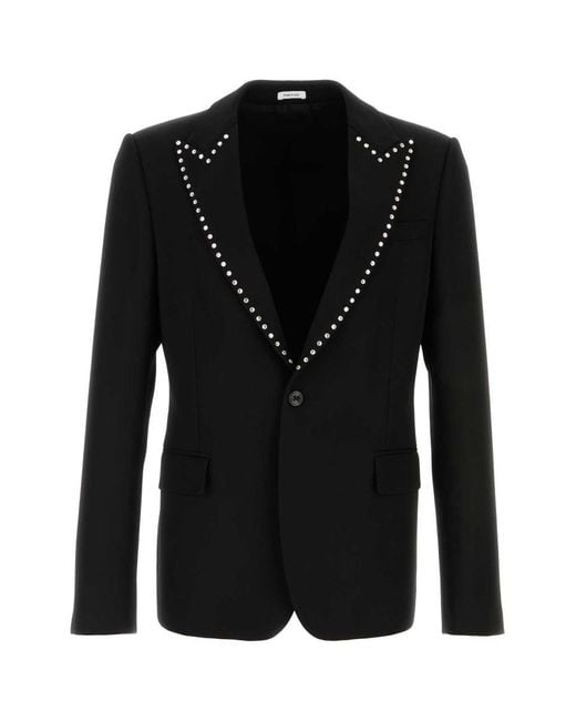 Alexander McQueen Black Jackets And Vests for men