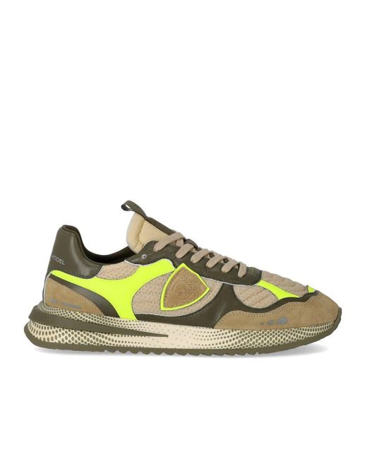 Philippe Model Green Olympique Military Sneaker for men