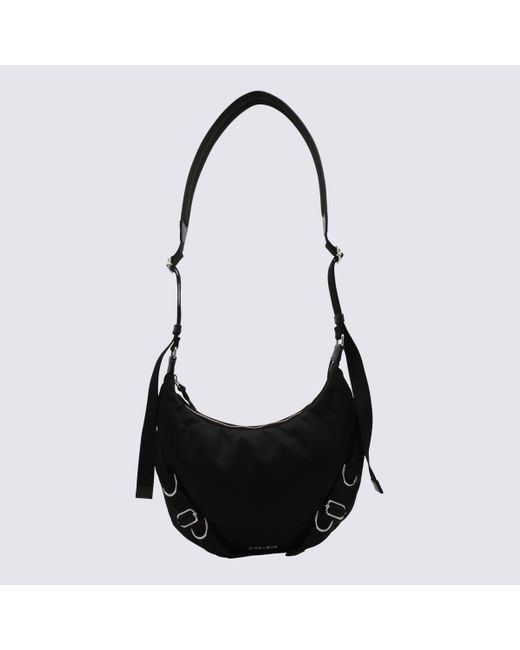 Givenchy Black Nylon Voyou Shoulder Bag for men