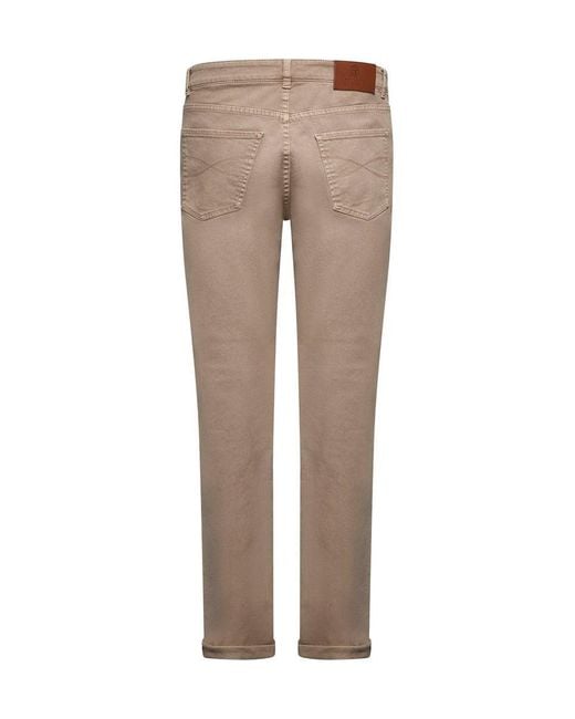 Brunello Cucinelli Natural Cotton Jeans for men