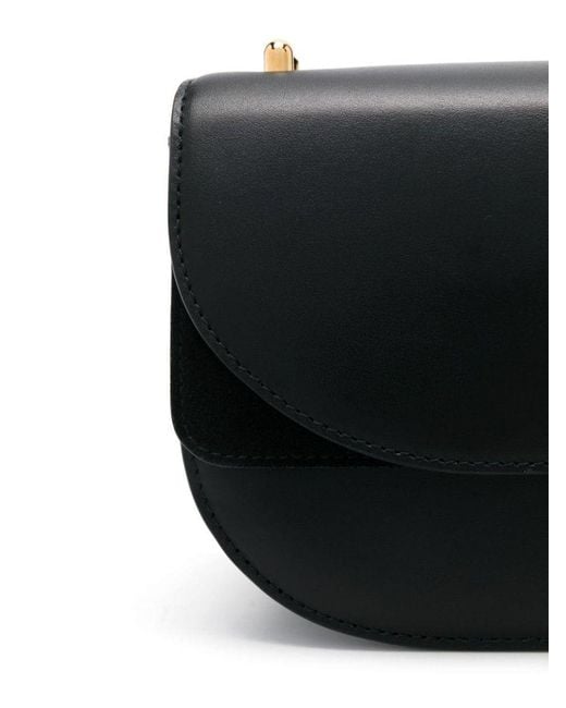 Furla Black Sfera S Leather Shoulder Bag