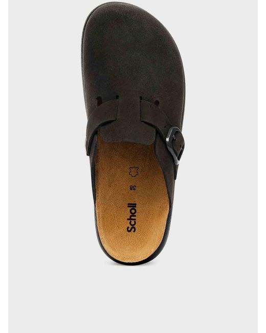 Scholl Black Fae Chunky Shoes