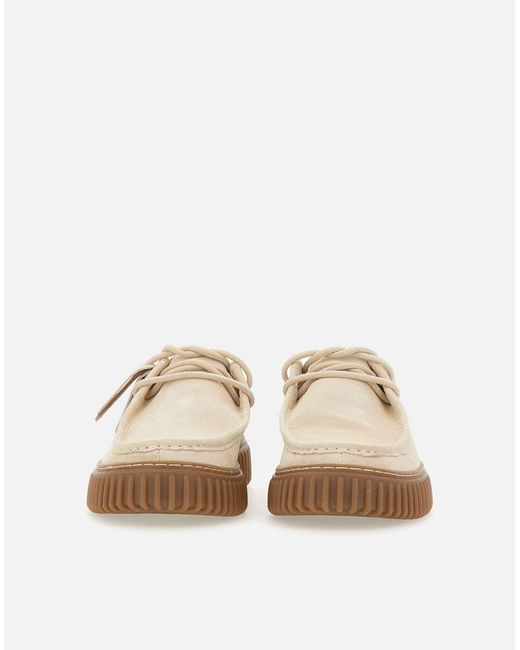 Clarks White Flat Shoes for men