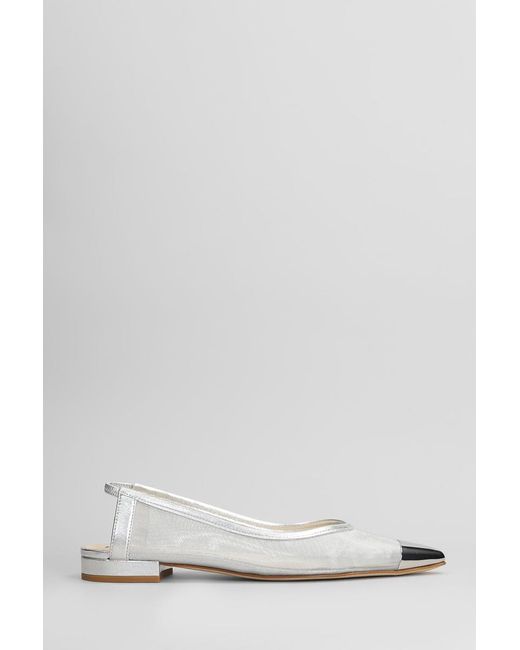 Fabio Rusconi Metallic Ballet Flats