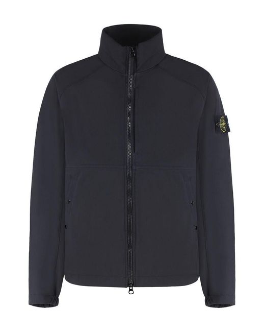 Stone Island Black Tech Fabric Jacket For for men