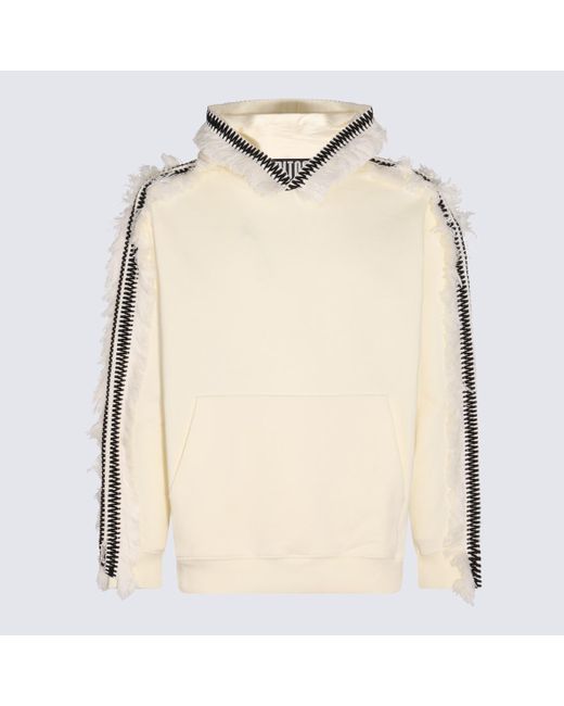 RITOS Natural Cream Cotton Sweatshirt for men